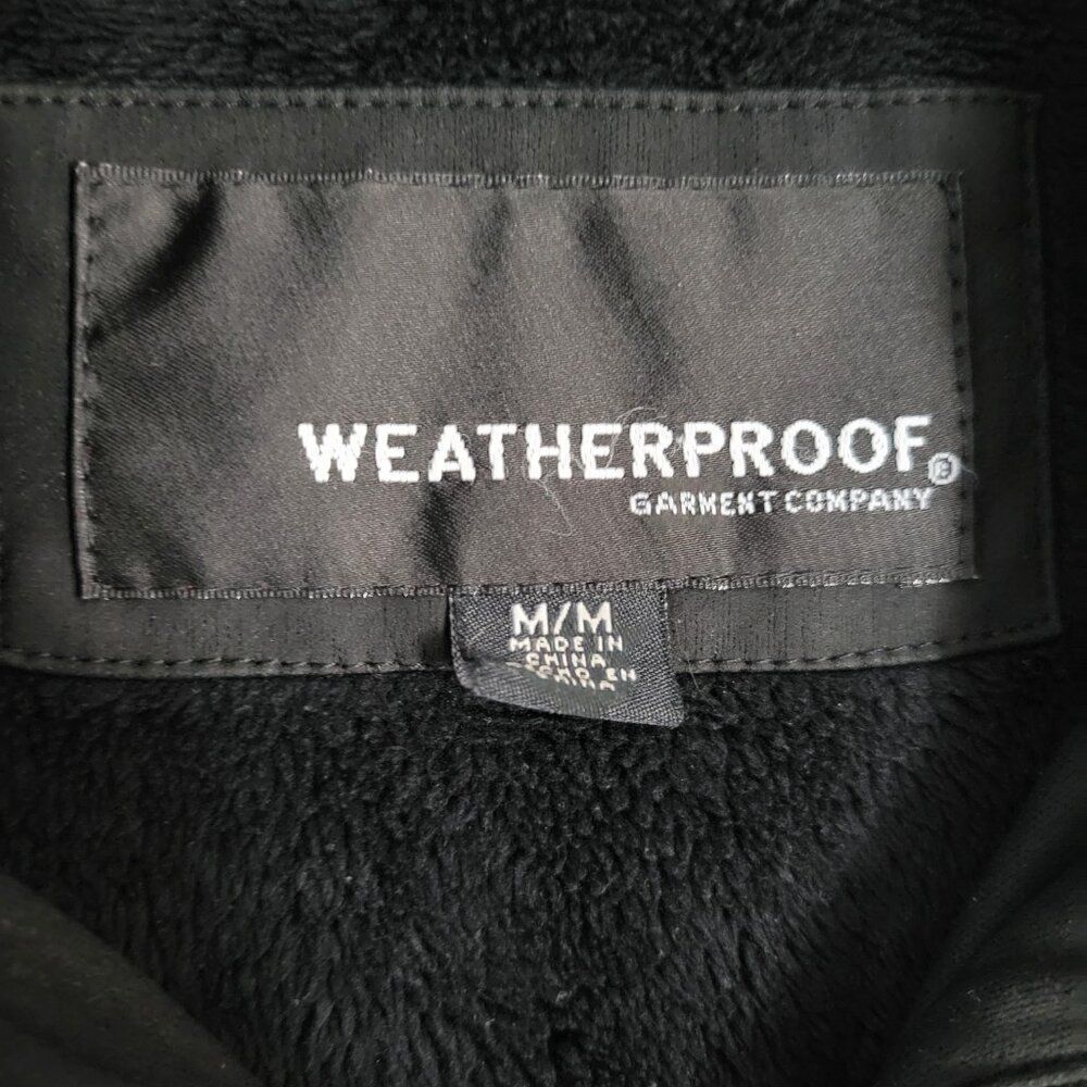 Weatherproof Jacket Coat Hooded Women's Medium Black lined Outdoor classic urban - Picture 11 of 14